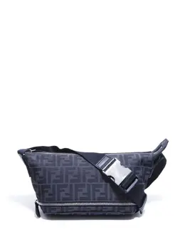 Fendi Pre-Owned: Чёрная сумка через плечо 