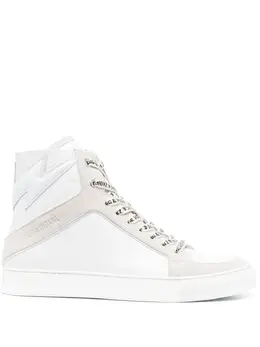 Zadig&Voltaire: Белые кроссовки  Flash