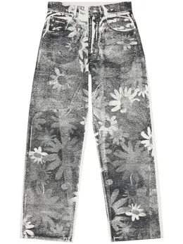 MM6 Maison Margiela: Брюки с принтом 
