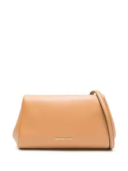 Michael Michael Kors: Коричневая сумка через плечо 