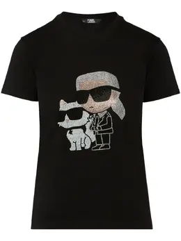 Karl Lagerfeld: Чёрная футболка 