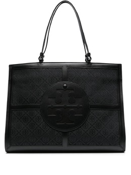 Tory Burch: Чёрная сумка-шоппер  Ella