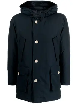 Woolrich: Синий пуховик 