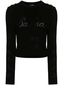 Balmain: Свитер на пуговицах 