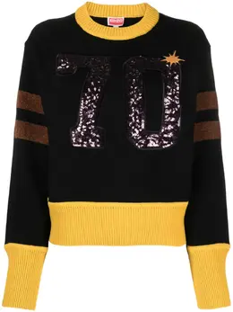 Kenzo: Чёрный свитер 