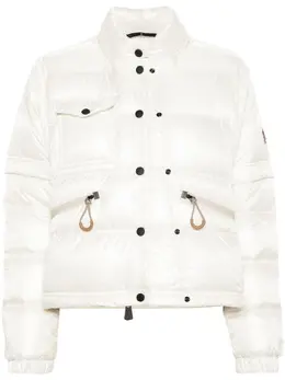 Moncler Grenoble: Белая куртка 