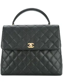 CHANEL Pre-Owned: Чёрная сумка 