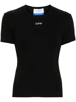 Off-White: Трикотажный топ 