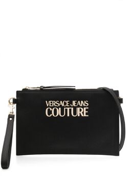 Versace Jeans Couture: Чёрный клатч 