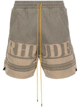 RHUDE: Хлопковые шорты 