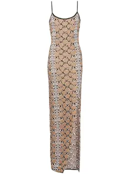 Balmain: Жаккардовое платье 