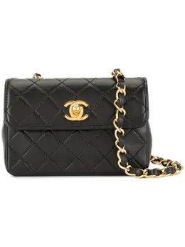 CHANEL Pre-Owned: Чёрная сумка 