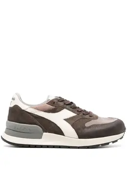 Diadora: Коричневые кроссовки  Heritage