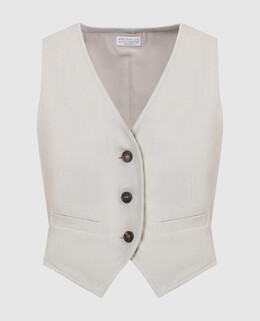 Brunello Cucinelli: Сірі жилети 