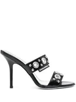 Dsquared2: Чёрные сандалии 