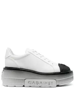 Casadei: Белые кроссовки 