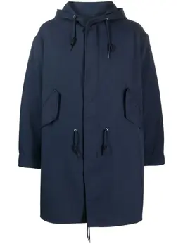 Kenzo: Синий пуховик 