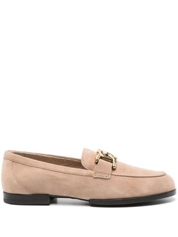Tod's: Бежевые лоферы  Kate