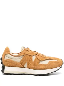 New Balance: Коричневые кроссовки  327