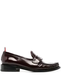Thom Browne: Бордовые лоферы  RWB