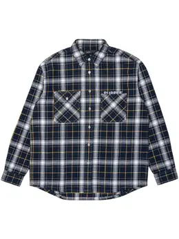 Purple Brand: Рубашка в клетку 