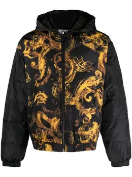 Versace Jeans Couture: Чёрная куртка 