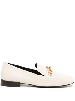 Tory Burch: Белые лоферы  Jessa