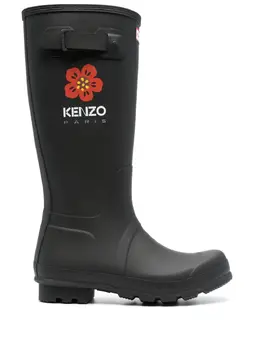 Kenzo: Чёрные ботинки 
