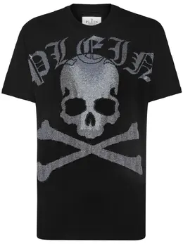 Philipp Plein: Хлопковая футболка  Gothic Plein