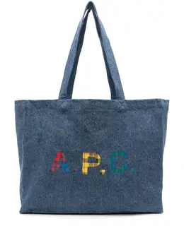A.P.C.: Сумка-шоппер  Diane с принтом