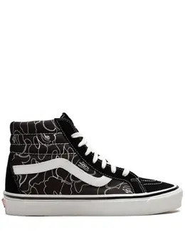 Vans: Чёрные кроссовки  SK8-Hi 38 DX