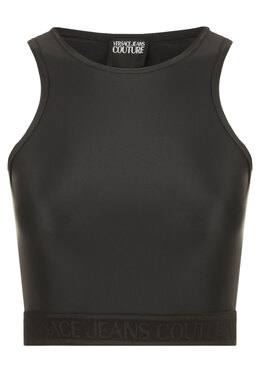 VERSACE JEANS COUTURE: Чёрный топ 
