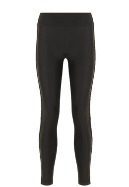 VERSACE JEANS COUTURE: Чёрные легинсы 