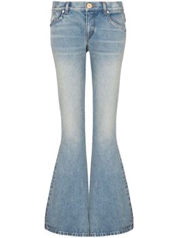 Balmain: Светлые джинсы 