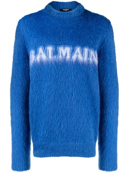 Balmain: Свитер с принтом 