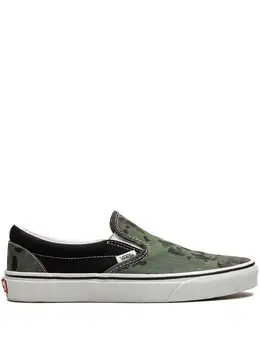 Vans: Чёрные мокасины  Classic Slip On