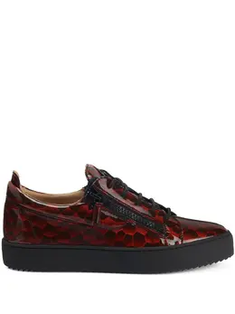 Giuseppe Zanotti: Тёмные кроссовки  Frankie