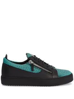 Giuseppe Zanotti: Двухцветные кроссовки  Frankie