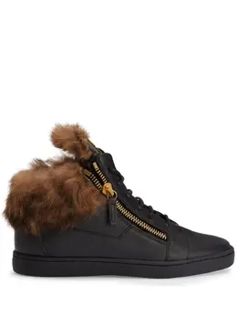 Giuseppe Zanotti: Чёрные кроссовки  Nicki