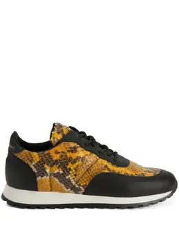 Giuseppe Zanotti: Оранжевые кроссовки  Jimi Running