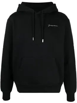 Jacquemus: Чёрный свитшот  Le Sweatshirt Brodé