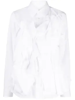 Comme Des Garçons: Рубашка с длинным рукавом 