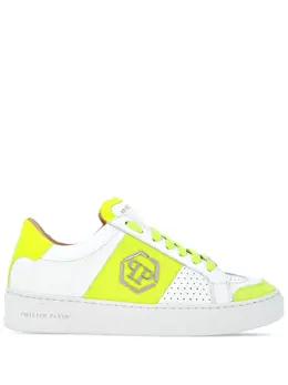 Philipp Plein: Жёлтые кроссовки  PP