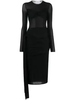 Blumarine: Драпированное платье 