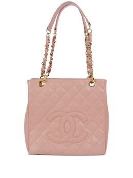 CHANEL Pre-Owned: Светлая сумка-шоппер 