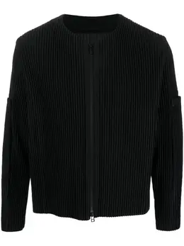 Homme Plissé Issey Miyake: Чёрная куртка 