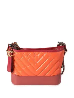 CHANEL Pre-Owned: Оранжевая сумка 