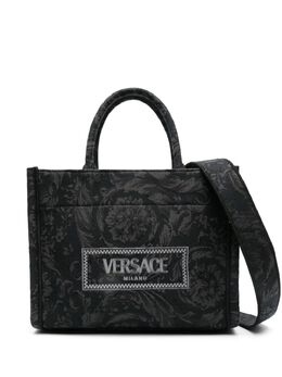 Versace: Сумка-шоппер  Barocco