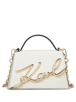 Karl Lagerfeld: Белая сумка через плечо  Signature