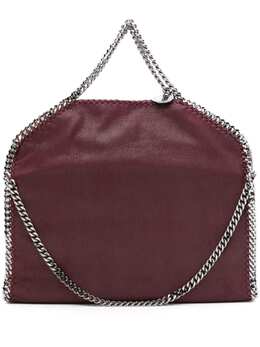 Stella McCartney: Фиолетовая сумка-шоппер  Falabella